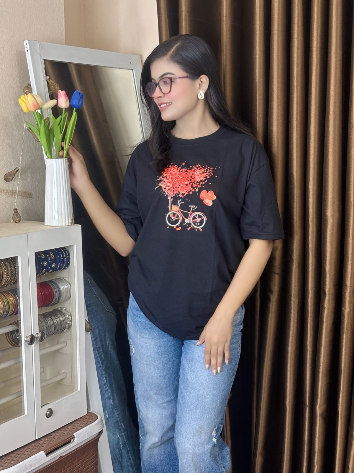 Drop Shoulder  ( Cycle Black )